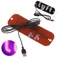 Led Taxi Rideshare Signal Light Usb Cab Panel Indicator Lamp Auto Decoration Led Taxi Rideshare Signal Light Usb Cab Panel Indicator Lamp Auto Decoration