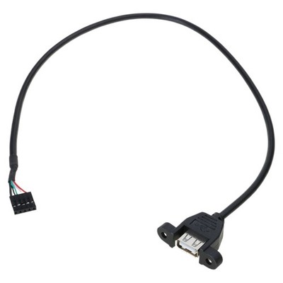 Flexible Internal USB IDC Header Cable Great For Lab Applications 19.6inch
