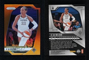 2024 Panini Prizm WNBA Orange Prizm /99 A'ja Wilson #86