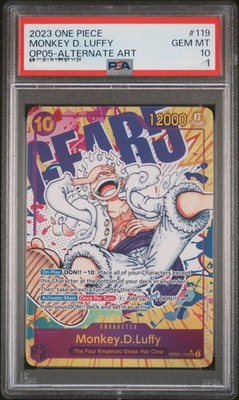 Monkey.D.Luffy (119) (Alternate Art) OP05-119 Awakening of the New