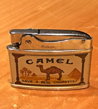 VINTAGE SIGNED MODERN CAMEL CIGARETTE LIGHTER