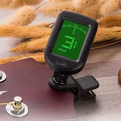 Digital Chromatic Clip-On Tuner LCD Guitar Acoustic Electric