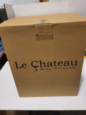 Le Chateau Hand Blown Wine Decanter Aerator New in Box