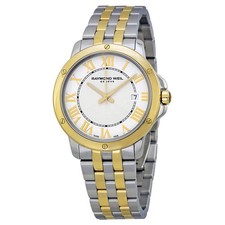 Orologio Uomo Raymond Weil 5591-STP-00308 Tango Quadrante Bianco 39mm Nuovo