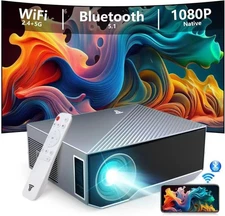 ZDK Native 1080P 18000 Lumen 4K Supported Projector with wifi and bluetooth