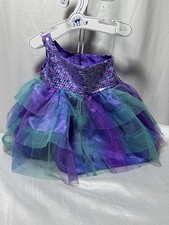 Build-A-Bear Workshop Purple Dress Sequined Tulle Stuffed Animal Outfit Layered