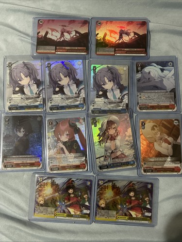 Weiss Schwarz RRR Cards Lot of 50 Japanese Holo Foil - Bild 2 von 4
