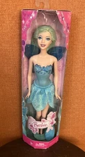 Pretty 2007 Mattel #M3361 Barbie Fairy Fun Doll W/ Blue Hair NRFB