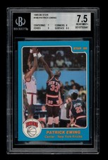 1985-86 Star Set-Break #166 Patrick Ewing BGS 7.5 NEAR MINT+