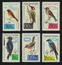 Birds 6v Czechoslovakia 1964 MNH SG#1446-1451