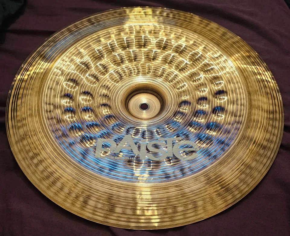 Juego de platillos Paiste serie 900 - 20 pulgadas Crash, 16 pulgadas China, 14 pulgadas Hi-Hats Foto 3 de 4