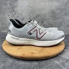 New Balance Fresh Foam X 880v13 Shoes Mens Size 11 Gray Red Running Wide 2E