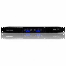 MUSYSIC MU-D9600 9600W Peak 4-Channel Pro Power Amplifier 1U Rackmount XLR