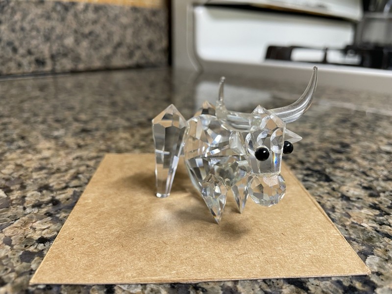 Crystal Bull Collectible Rare 