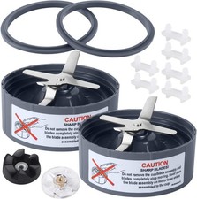 2 Pack Extractor Blades Replacement for NutriBullet 600W 900W NB-101B NB-101S
