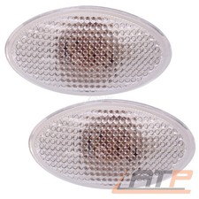 2x BLINKER KOTFLÜGEL WEIß LINKS + RECHTS FÜR MINI R50 R52 R53