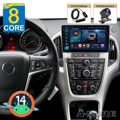9'' Android 14 DAB+ Carplay Autoradio GPS Für Opel Astra J 2009-2014 Buick Verano