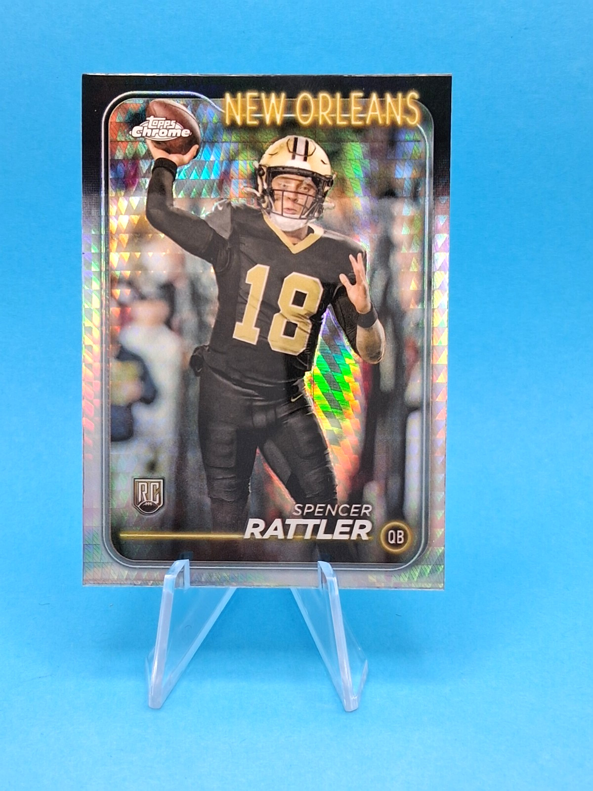 2024 Topps Chrome Prism Refractor #213 Spencer Rattler RC