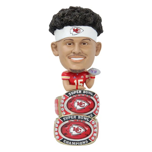 Patrick Mahomes Kansas City Chiefs Super Bowl LVIII Champs Bighead Bobblehead