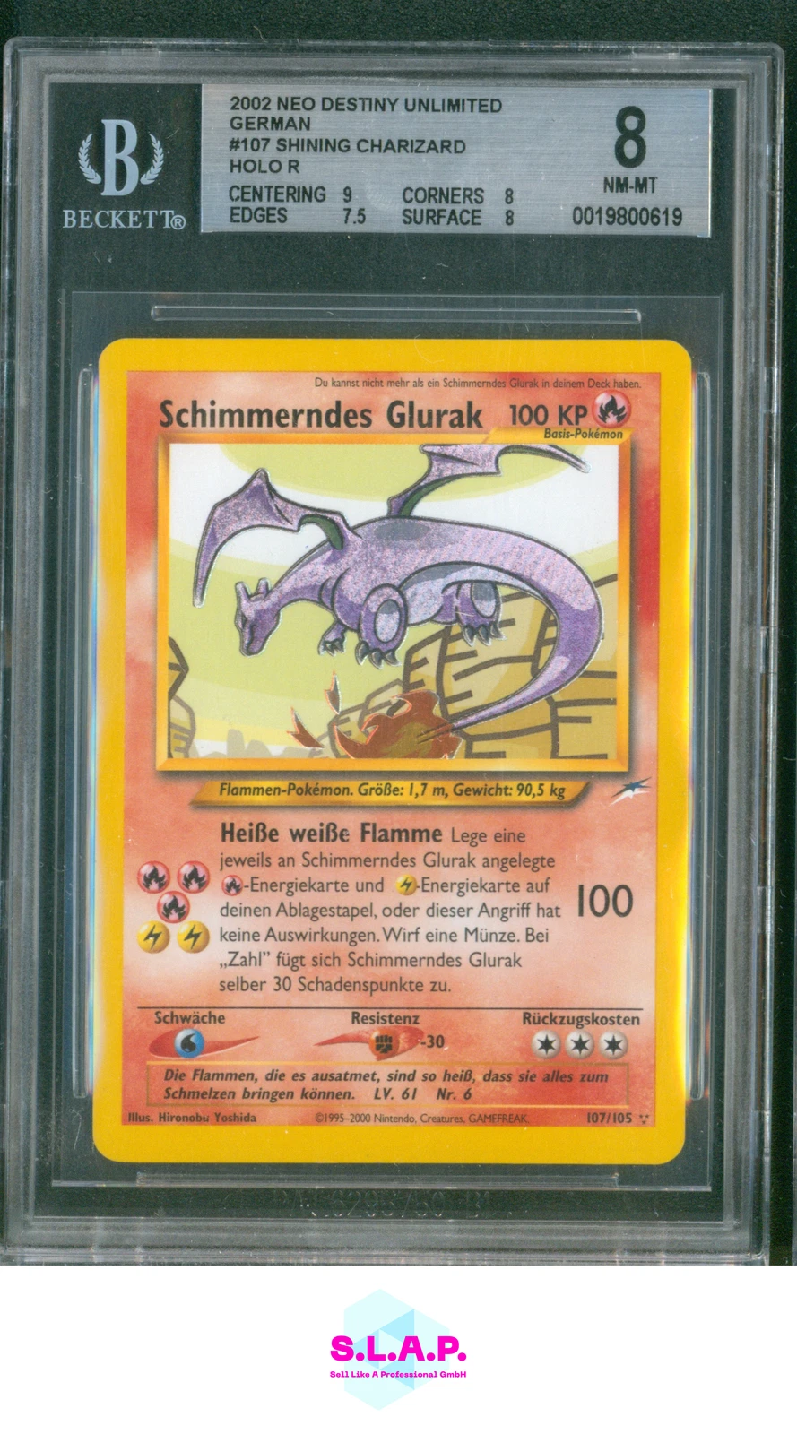 Shining Charizard - Neo Destiny #107 Price & Value ($3998.99