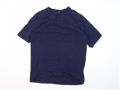Herren T-Shirt UK Größe M Donnay Blau Baumwolle