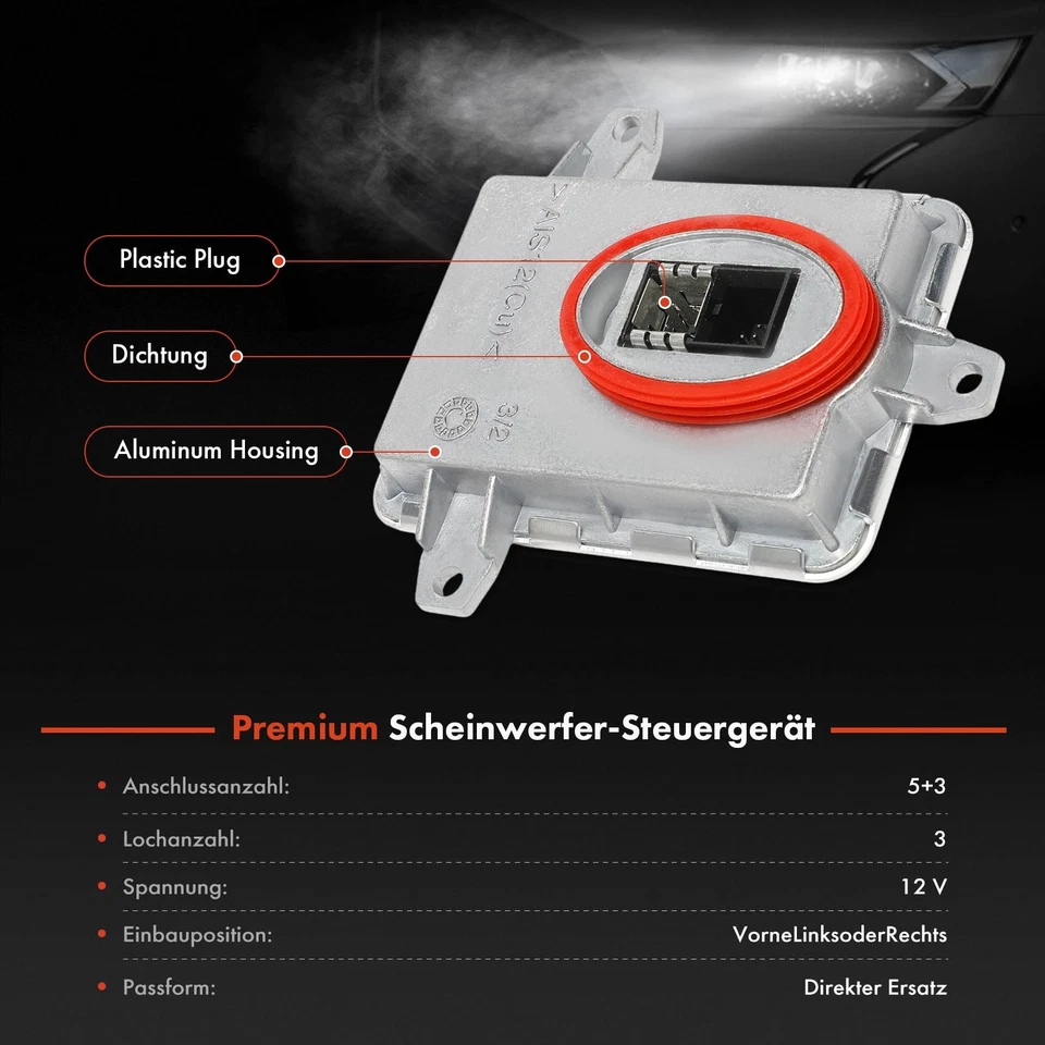 2x Xenon Centralina Illuminazione Frontale per Mercedes-Benz Cla Coupé - Immagine 2 di 4