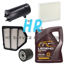 KIT SERVICIO COMPLETO ACEITE 5L 0W30 Y TODOS LOS FILTROS PARA HONDA HR-V 1.6 I-DTEC 2015+