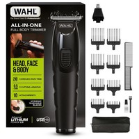 All-in-One Cordless Full Body Trimmer for Men – Rechargeable Beard, Hair & Body