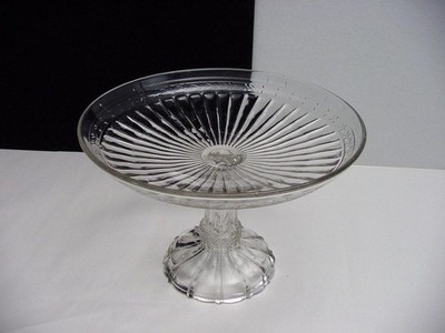 antique glass fruit bowl Vannes le Chatel France