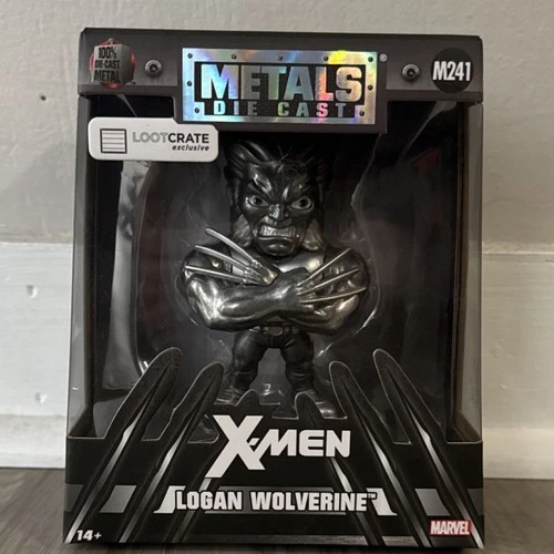 Metals Die Cast Marvel X-Men Wolverine Logan Loot Crate Exclusive Figure
