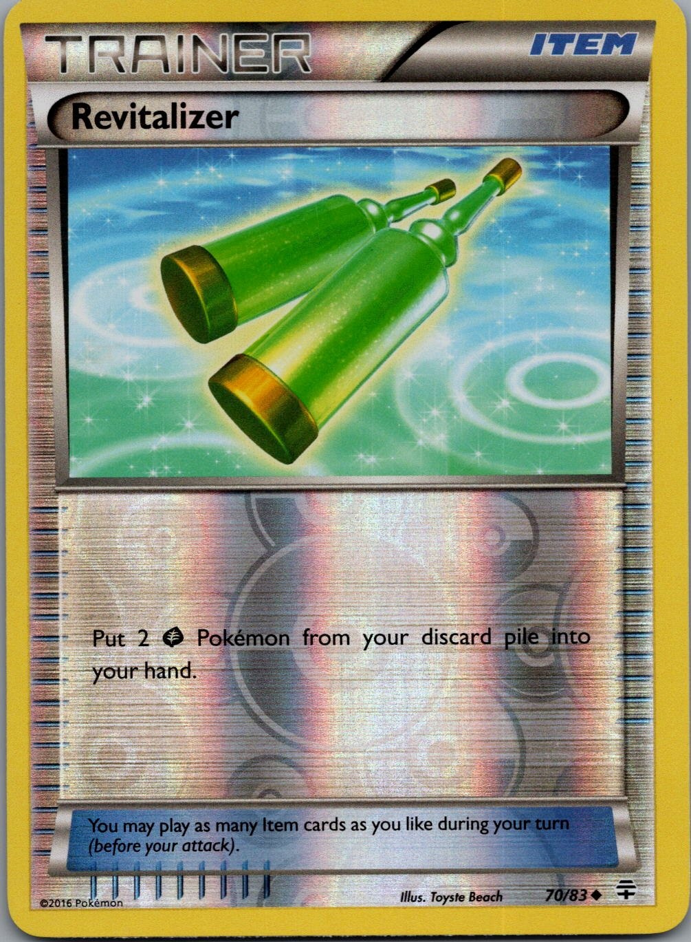 Revitalizer 70/83 UC Generations Pokemon Reverse Holo Near Mint