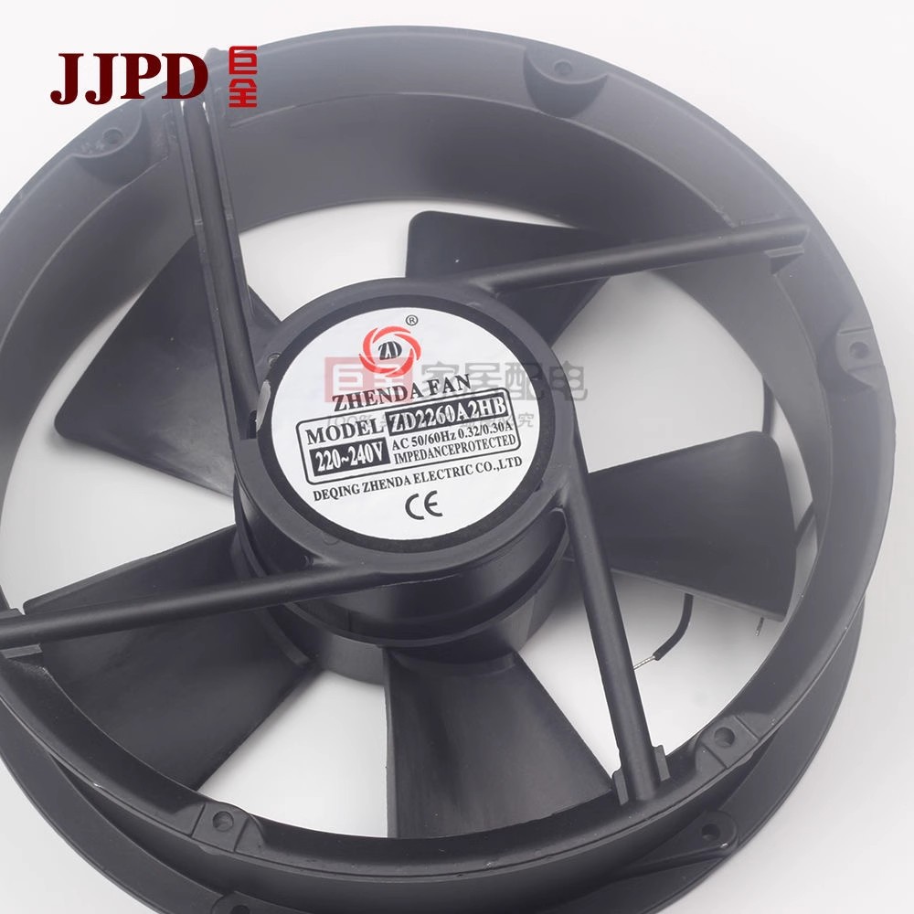ZHENDA ZD2260A2HB 22060 AC220-240V 0.32/0.30A 22CM Axial Cooling