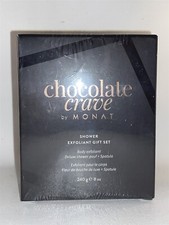 Monat Chocolate Crave Shower Exfoliant Gift Set 8 Oz Sealed