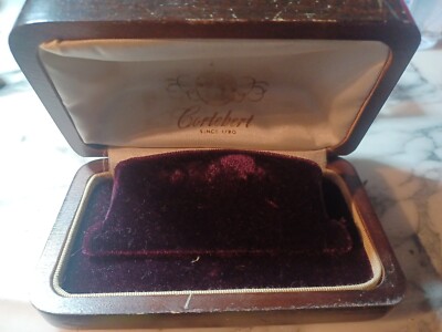 Rare Genuine Original CORTEBERT Wristwatch Pocket Watch Wooden Box Case