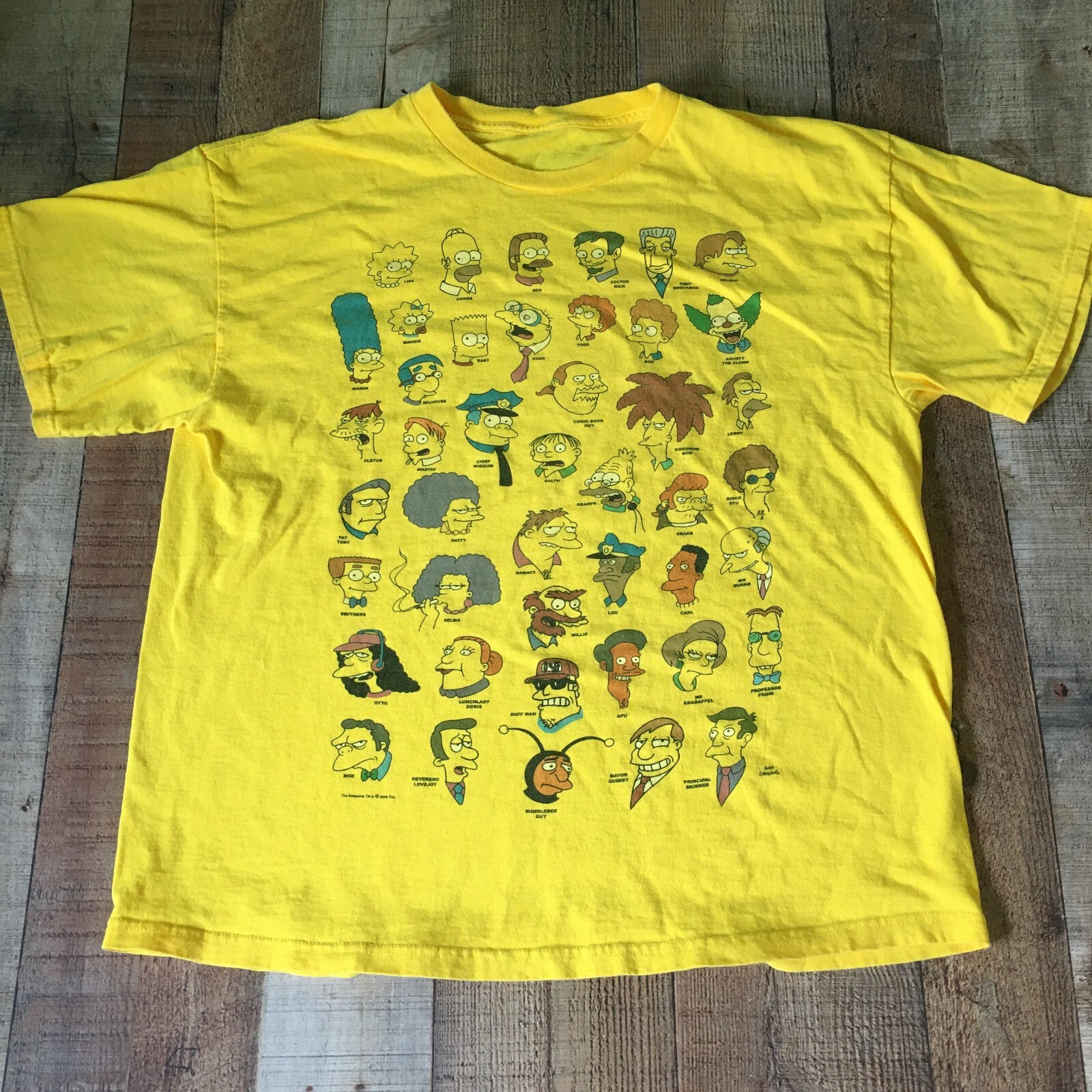 ALTRA T shirt personaggio Simpson 2009 senza etichetta probabilmente uomo XL vedi misure