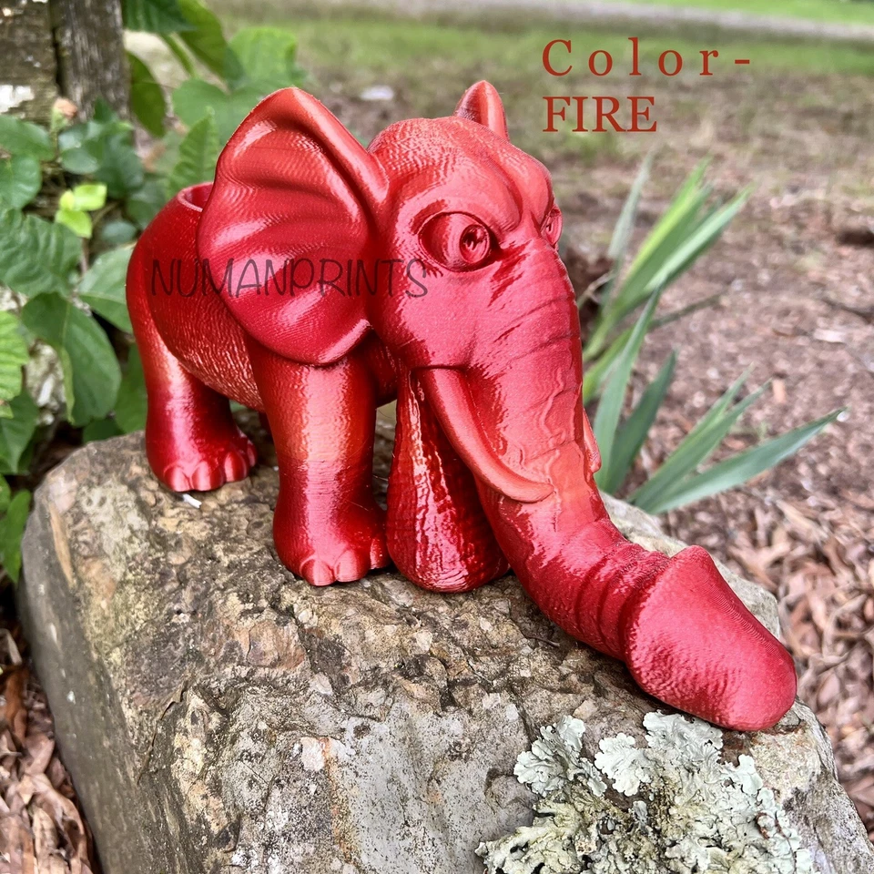 Plantador de pene de polla de elefante tronco impreso en 3D tortuga novedad plantas suculentas Foto 2 de 4