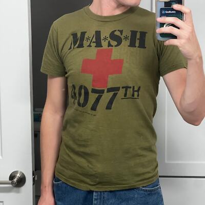 Vintage 1981 M*A*S*H Single Stitch Tee Screen Stars Size L | eBay