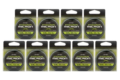 Fox Matrix Power Micron X Super Soft Monofilament 100m Leader Leader Line