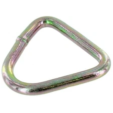 US Cargo Control 2 Inch Wire D-Ring Made of Zinc Plated Steel