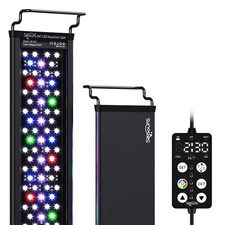 Plant Growth Aquarium Light, 24/7 Custom Timer, Power-Off Memory, 4... Fast Ship