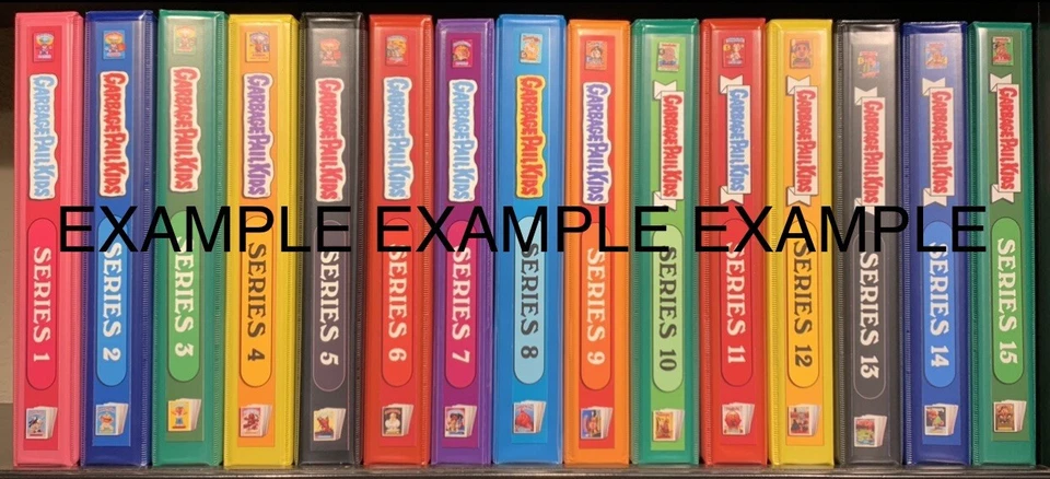 1986 TOPPS GARBAGE PAIL KIDS OS6 ORIGINAL SERIES 6 COMPLETE 88 CARD SET W/BINDER - Image 4 of 4