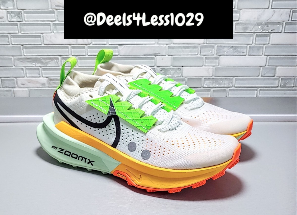 Nike ZoomX Zegama 2 Trail Running Womens Size 6 White Total