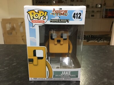 FUNKO POP! ANIMATION ADVENTURE TIME MINECRAFT #412 JAKE RARE