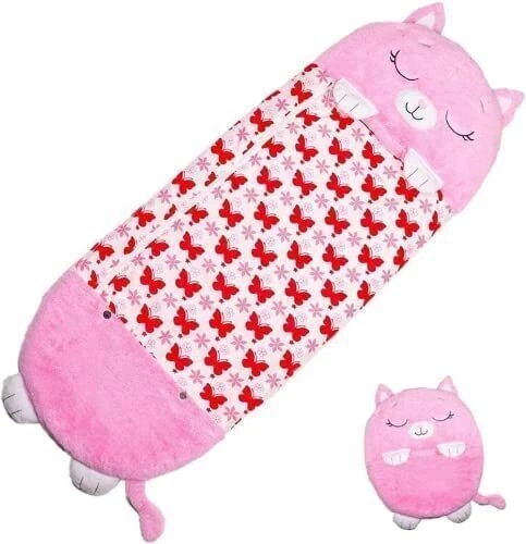 Sleeping Bag Happy Napping Napper Kid FUNNY Pillow Warm Camping Unicorn New - Picture 10 of 23