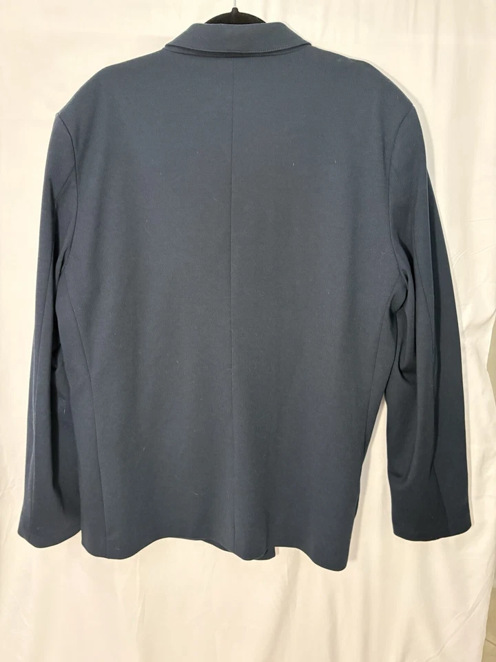 Abrigo Deportivo Calvin Klein-Body Calce Ajustado Azul Marino Para Hombre Talla XXL Nuevo Con Etiquetas Foto 2 de 4