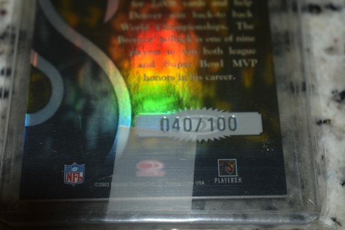 Terrell Davis 2003 Donruss Elite autograph /100 - Picture 3 of 3