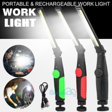 95000LM Rechargeable COB LED Slim Work Light Lamp Flashlight Magnetic Inspect