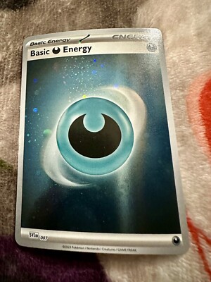 Reverse Holo Basic Darkness Energy (Cosmos Holo) 7 Common Scarlet and Violet 151