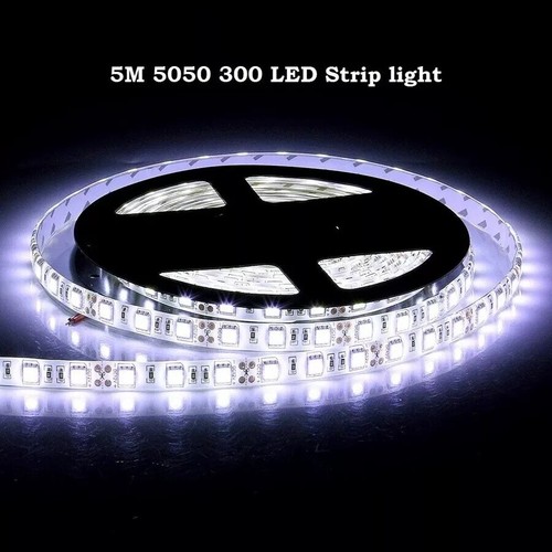 5050 RGB SMD Flexible Strip light Waterproof Can DIY Cut 12V 5M 16.4ft 300 LED - Picture 15 of 21