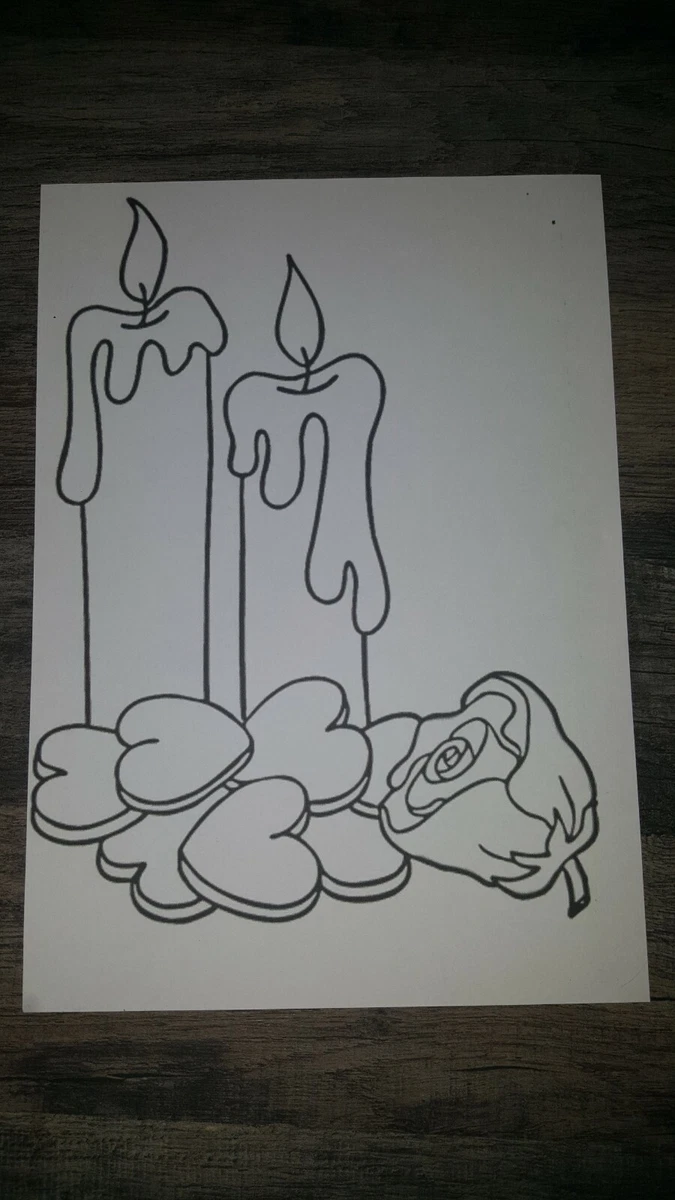 Malvorlagen Kerzen Weihnachten